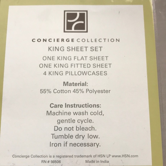 Concierge Collection Sheet Set - Picture 3 of 4